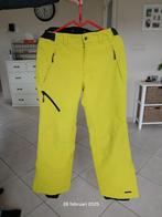 Skibroek heren of dames in de kleur geel, Broek, Icepeak, Maat 48/50 (M), Ophalen of Verzenden