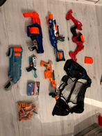 Groot pakker Nerf Gun - boog- pijltjes- vest, Kinderen en Baby's, Speelgoed | Buiten | Actiespeelgoed, Ophalen of Verzenden, Gebruikt