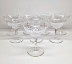 Glasfabriek Leerdam kristal 8 Rubato cocktailglazen, 1952., Antiek en Kunst, Antiek | Glas en Kristal, Ophalen of Verzenden