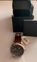 Diesel horloge DZ 1802 (nieuw), Overige merken, Leer, Staal, Polshorloge