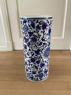 Prachtige fine Asian living vaas, blauw wit, Huis en Inrichting, Woonaccessoires | Vazen, Ophalen, Overige kleuren, Aardewerk of Porselein