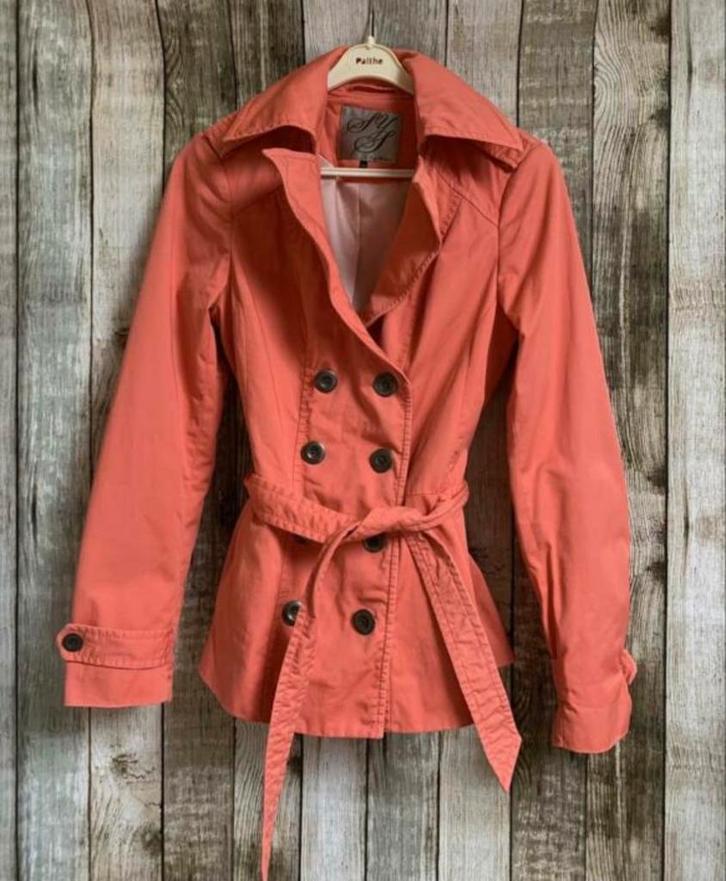 Super mooie roze zomer jas van Steps (Maat XS), Kleding | Dames, Jassen | Zomer, Gedragen, Maat 34 (XS) of kleiner, Roze, Verzenden