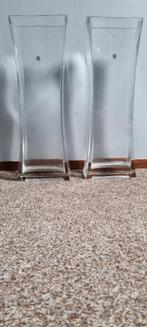 vazen, Overige kleuren, Ophalen of Verzenden, Minder dan 50 cm, Glas