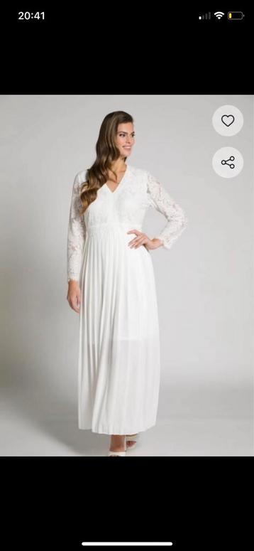 Romantische trouwjurk of chique zomerjurk/avondjurk, maat 48 beschikbaar voor biedingen