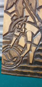 wandbord houtsnijwerk pakera l, Huis en Inrichting, Ophalen of Verzenden, 'T Olde Gre-j, Info@toldegrej.nl, Endepoelstraat 20f Didam