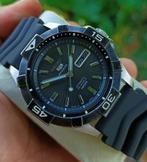 Seiko ''MINI STARGATE'' S36-04A0 Made in japan., Ophalen of Verzenden, Waterdicht, Zwart, IOS