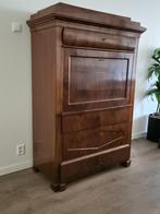 Westduitse mahoniehouten secretaire uit 1830 – Biedermeier, Antiek en Kunst, Antiek | Meubels | Kasten, Ophalen of Verzenden