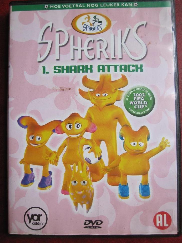 Spheriks Shark attack, Cd's en Dvd's, Dvd's | Tekenfilms en Animatie, Zo goed als nieuw, Amerikaans, Tekenfilm, Alle leeftijden
