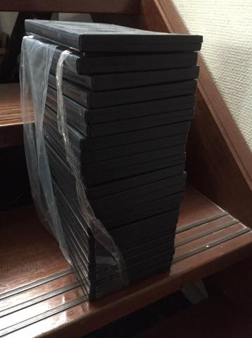 23 x dvd of cd hoezen met transparante coverfolie nieuw beschikbaar voor biedingen
