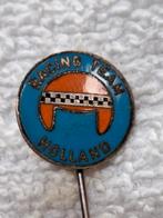 AUTOSPORT : Racing Team Holland, Emaille speldje jaren 60, Verzenden, Gebruikt, Auto's