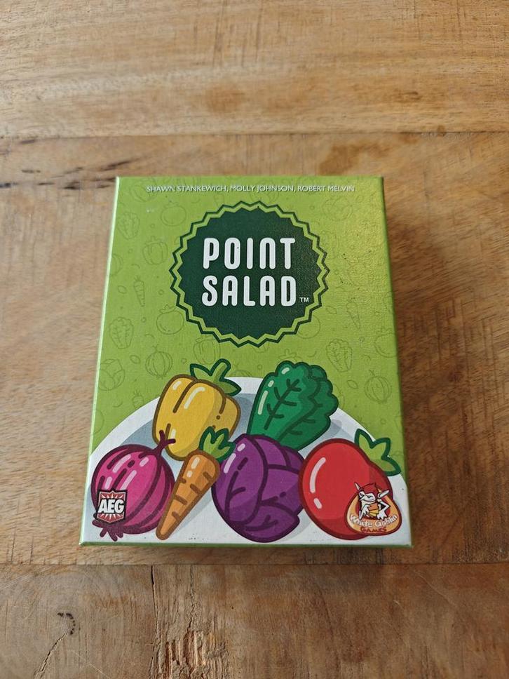 Point Salad kaartspel - White Goblin, Hobby en Vrije tijd, Gezelschapsspellen | Kaartspellen, Zo goed als nieuw, Een of twee spelers