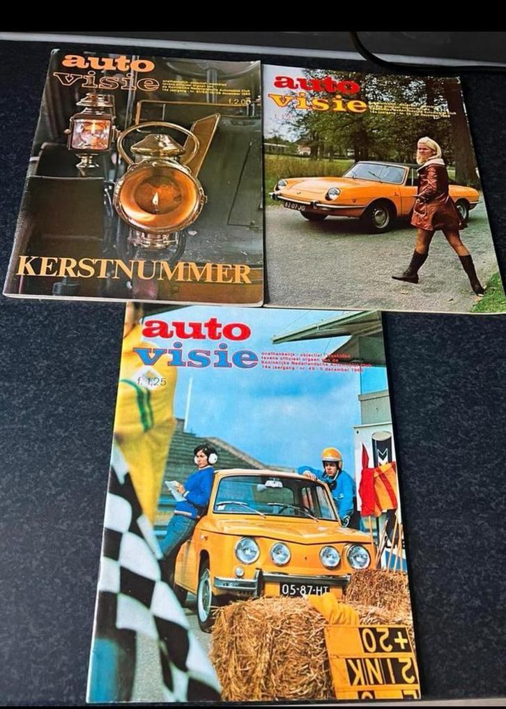 Auto Visie tijdschriften  60's 70's oldtimer boekjes, Boeken, Auto's | Folders en Tijdschriften, Zo goed als nieuw, Algemeen, Ophalen of Verzenden