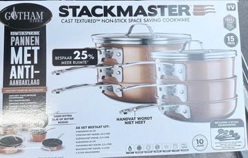 Gotham Steel Stackmaster Pannenset - 15-delig beschikbaar voor biedingen
