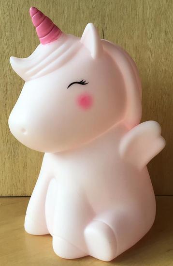 Roze eenhoorn / unicorn lamp - ZGAN beschikbaar voor biedingen