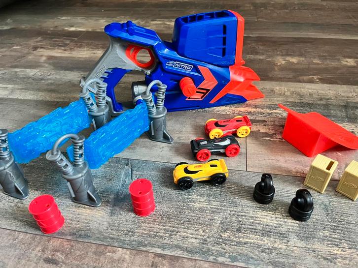 Nerf Nitro Longshot Smash, Kinderen en Baby's, Speelgoed | Buiten | Actiespeelgoed, Zo goed als nieuw, Ophalen of Verzenden