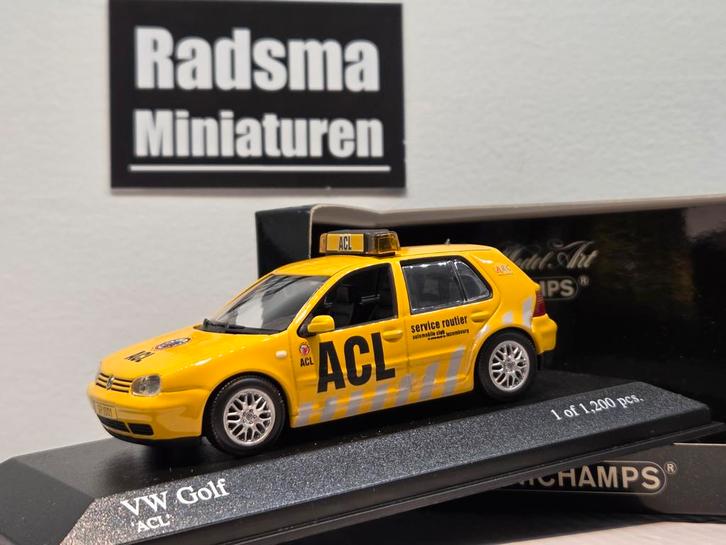 Volkswagen Golf mk4 " ACL " 1:43 Minichamps, Hobby en Vrije tijd, Modelauto's | 1:43, Zo goed als nieuw, Auto, MiniChamps, Ophalen of Verzenden