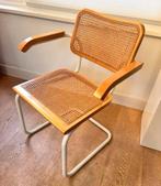 Vintage Marcel Breuer Cesca Stoel met Armleuningen, Huis en Inrichting, Stoelen, Ophalen of Verzenden