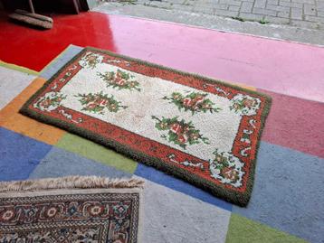 Space age jaren 70 Vintage tapijt vloerkleed ca.132x70. Zie, beschikbaar voor biedingen
