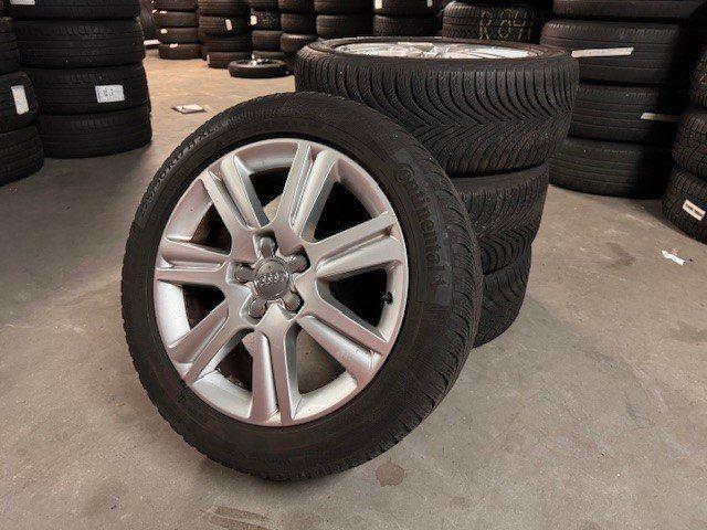 Audi Velgen met band 4 stuks winter R17 Inch Michelin, Auto-onderdelen, Banden en Velgen, Banden en Velgen, Winterbanden, 17 inch