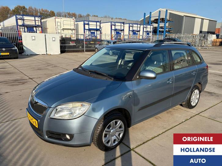 Skoda Fabia Combi 1.4-16V Ambition Airco Bluetooth 2e Eig, Auto's, Skoda, Bedrijf, Te koop, Fabia, ABS, Airbags, Airconditioning
