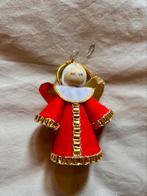 Vintage kerst engel vilt en kerstbal, Diversen, Kerst, Ophalen of Verzenden, Zo goed als nieuw