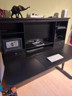 ZGAN IKEA Bureau met Verstelbaar Blad, Inclusief Opzetstuk, Huis en Inrichting, Ophalen, In hoogte verstelbaar, Zo goed als nieuw