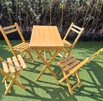 Grand Café Paris tuinset - okergeel,bij verkoop af te halen, Tuin en Terras, Tuinsets en Loungesets, Ophalen, Gebruikt, Eettafel