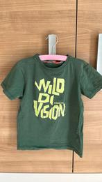 Tygo shirt korte mouw wild division 116 122 katoen groen, Gebruikt, Tygo&Vito, Ophalen of Verzenden, Shirt of Longsleeve