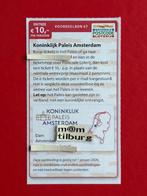 Voordeelbon 67 Koninklijk Paleis Amsterdam entree €10,- p.p., Twee personen, Kortingsbon, Overige typen