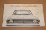Ford '69 Cortina Instructieboekje - 1968, Auto diversen, Ophalen of Verzenden