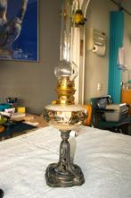 vintage/antieke olielamp, Ophalen of Verzenden