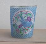 Brocante waxinelichthouder (nieuw) - vogeltjes - vogels, Overige materialen, Nieuw, Ophalen of Verzenden, Kandelaar