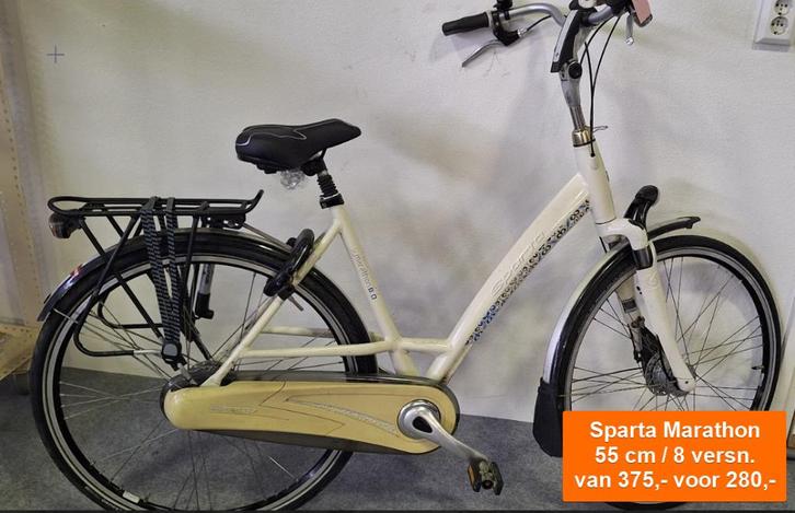 Grote voorraad Tweedehands Damesfietsen met Garantie, Fietsen en Brommers, Fietsen | Dames | Damesfietsen, Zo goed als nieuw, Gazelle