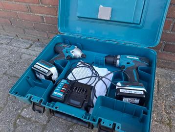 Nieuwe Makita Accu Boormachine Set – 2 Accu’s, Lader  beschikbaar voor biedingen