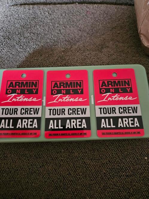 Armin van Buuren , backstage pasjes, Verzamelen, Muziek, Artiesten en Beroemdheden, Gebruikt, Gebruiksvoorwerp, Ophalen of Verzenden