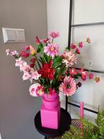 Prachtige zijden bloemen boeket nieuw, Ophalen of Verzenden, Nieuw