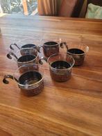 Leuke decoratieve bronzen kopjes!, Antiek en Kunst, Antiek | Servies compleet, Ophalen of Verzenden