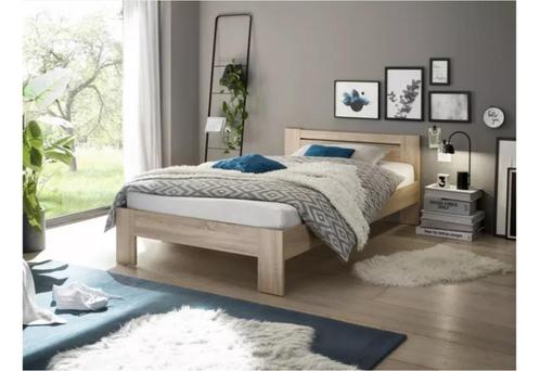 Twijfelaar bed 120 cm JONNA met bodem en comfortabele matras, Huis en Inrichting, Slaapkamer | Bedden, Nieuw, Twijfelaar, 120 cm