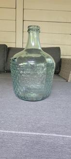 Groene gistfles - 43 cm hoog, Huis en Inrichting, Woonaccessoires | Vazen, Ophalen, Minder dan 50 cm, Groen, Glas