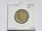 2-euromunt Duitsland (D) A 2011 Koers LX-K8.2, Ophalen of Verzenden, Duitsland, 2 euro, Losse munt