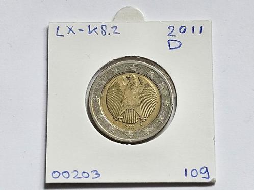 2-euromunt Duitsland (D) A 2011 Koers LX-K8.2, Postzegels en Munten, Munten | Europa | Euromunten, Losse munt, 2 euro, Duitsland