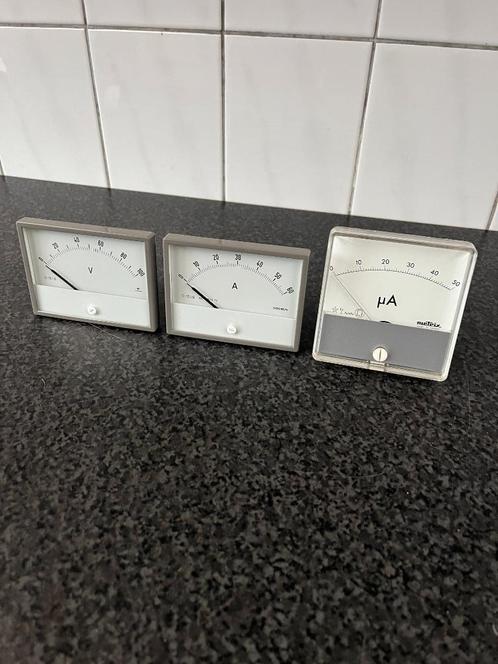 Gossen volt en ampere meter en Metrix micro amp meter ., Hobby en Vrije tijd, Elektronica-componenten, Gebruikt, Ophalen of Verzenden