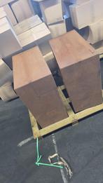 2 nieuwe grote cortenstaal plantenbankken 79x79cm, Vierkant, Nieuw, Ophalen of Verzenden, Metaal