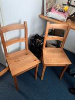 2 houten stoelen, Ophalen