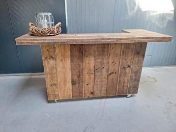 Cocktail borrel tappas tuinbar steigerhout AANBIEDING  beschikbaar voor biedingen