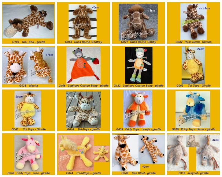 Giraffe Giraf Tiamo Prenatal Take me Home ea merken, Kinderen en Baby's, Speelgoed | Knuffels en Pluche, Zo goed als nieuw, Overige typen