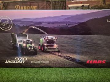 Boeryes: Claas Jaguar 970 + PU 300 van Marge Models beschikbaar voor biedingen