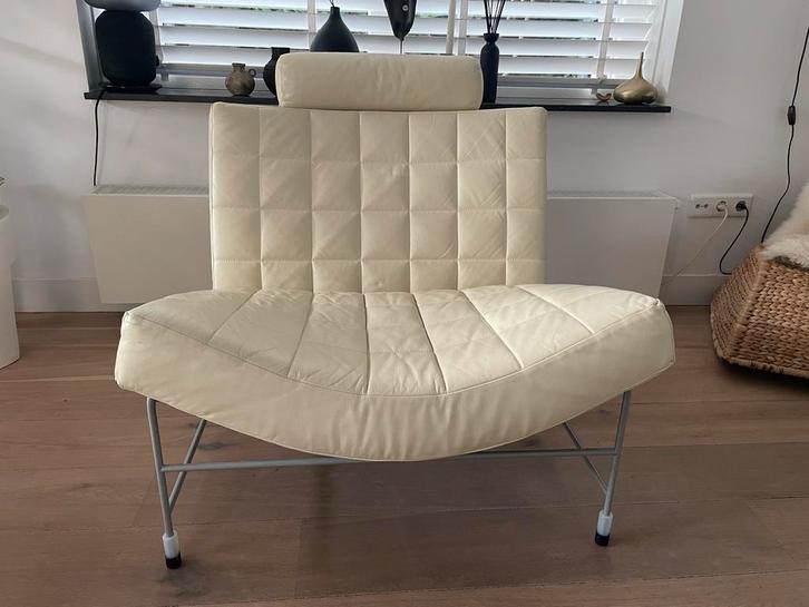 Leolux Volare Fauteuil - Jan Armgardt Design, Huis en Inrichting, Fauteuils, Gebruikt, Leer, 75 tot 100 cm, 75 tot 100 cm, Ophalen