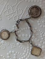 Zilveren muntenarmband, Ophalen of Verzenden, Zilver