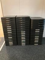 Ladenkastjes zwart kunststof, Huis en Inrichting, Kasten | Ladekasten, Ophalen, Zo goed als nieuw, Minder dan 100 cm, 25 tot 50 cm